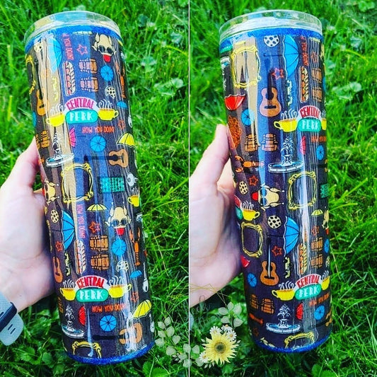 RTS 30oz Skinny FRIENDS Themed Tumbler