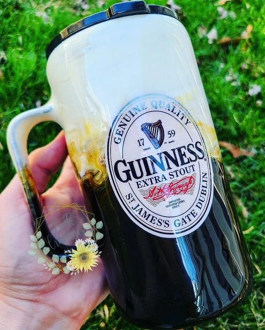 Custom Dark Beer Pour Tumbler