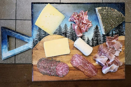 Custom Square Style 2 Charcuterie Board
