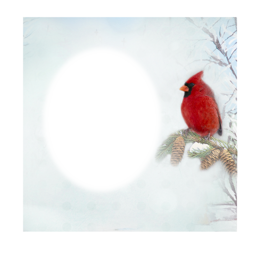 Christmas Cardinal Memorial Ornament