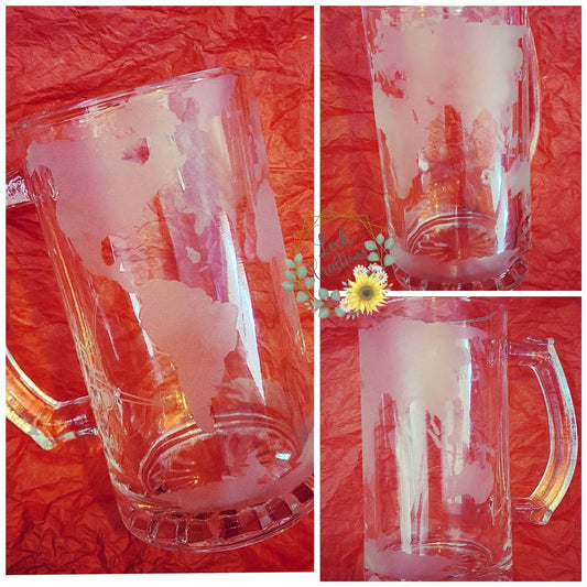 World Etched Glass