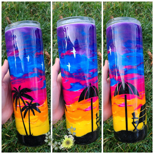 RTS 30oz Skinny Beach Sunset Tumbler