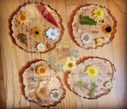 Dried Flower Coaster