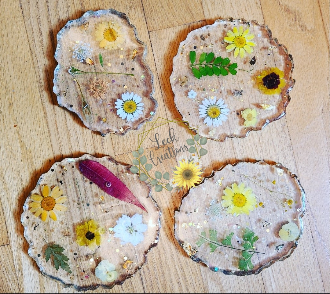 Dried Flower Coaster