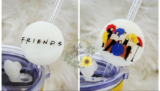 FRIENDS Straw Topper
