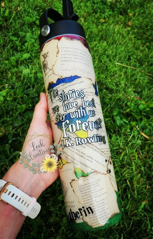 Potter Book Page Tumbler