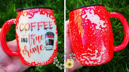 Coffee and Crime Powerwash Tumbler