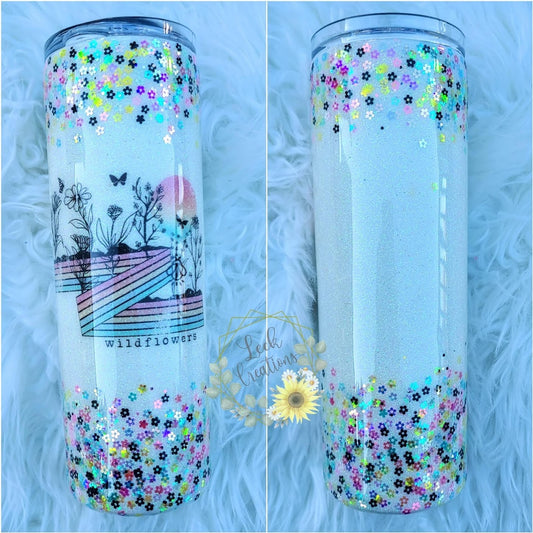 RTS 20oz Skinny Wildflower Tumbler
