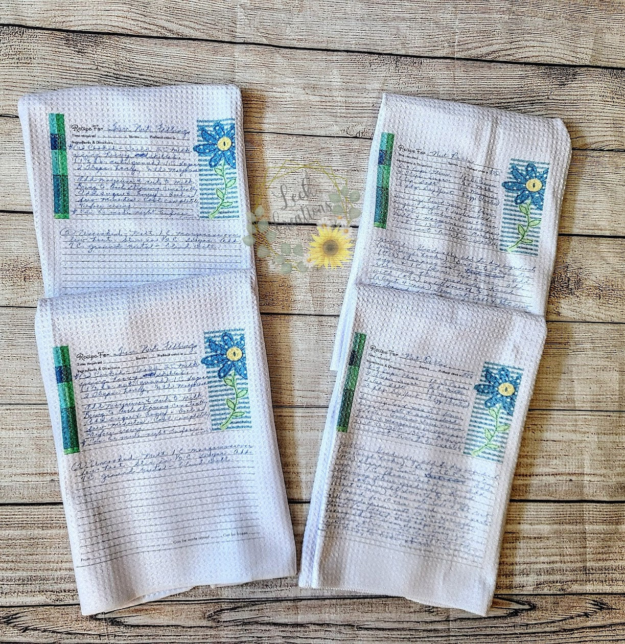 Custom Recipe Kitchen Towels