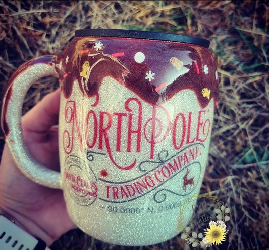 3D Drip North Pole Tumbler