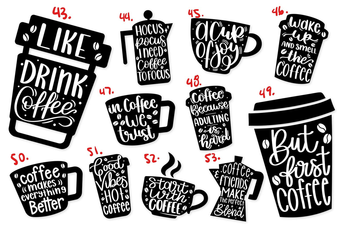 Custom Coffee Saying Ceramic Mug