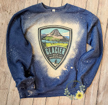 Custom Bleached/Sub Crewneck