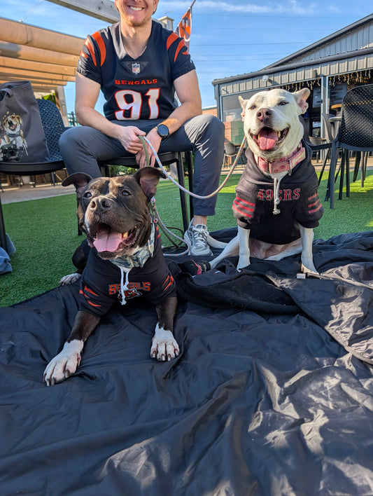 Custom Sports Jersey Pet Hoodie W Pocket