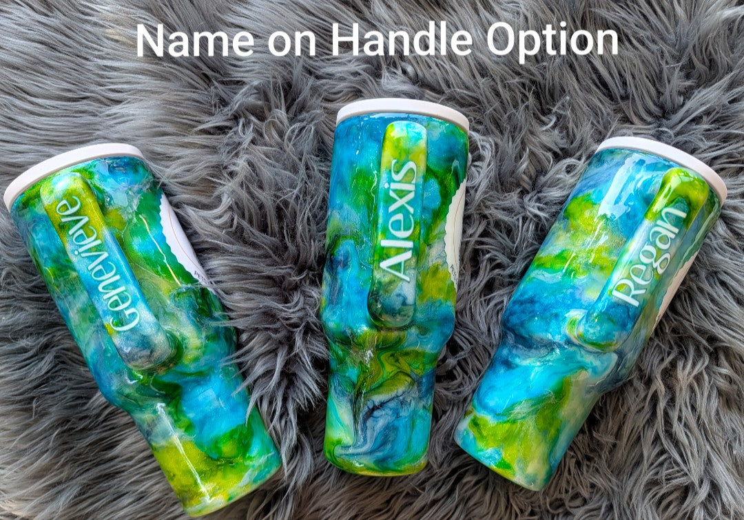Rainbow Dog V Split Rescue Tumbler