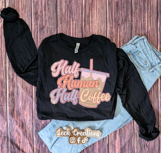 Half Coffee Bella Long Sleeve 3501