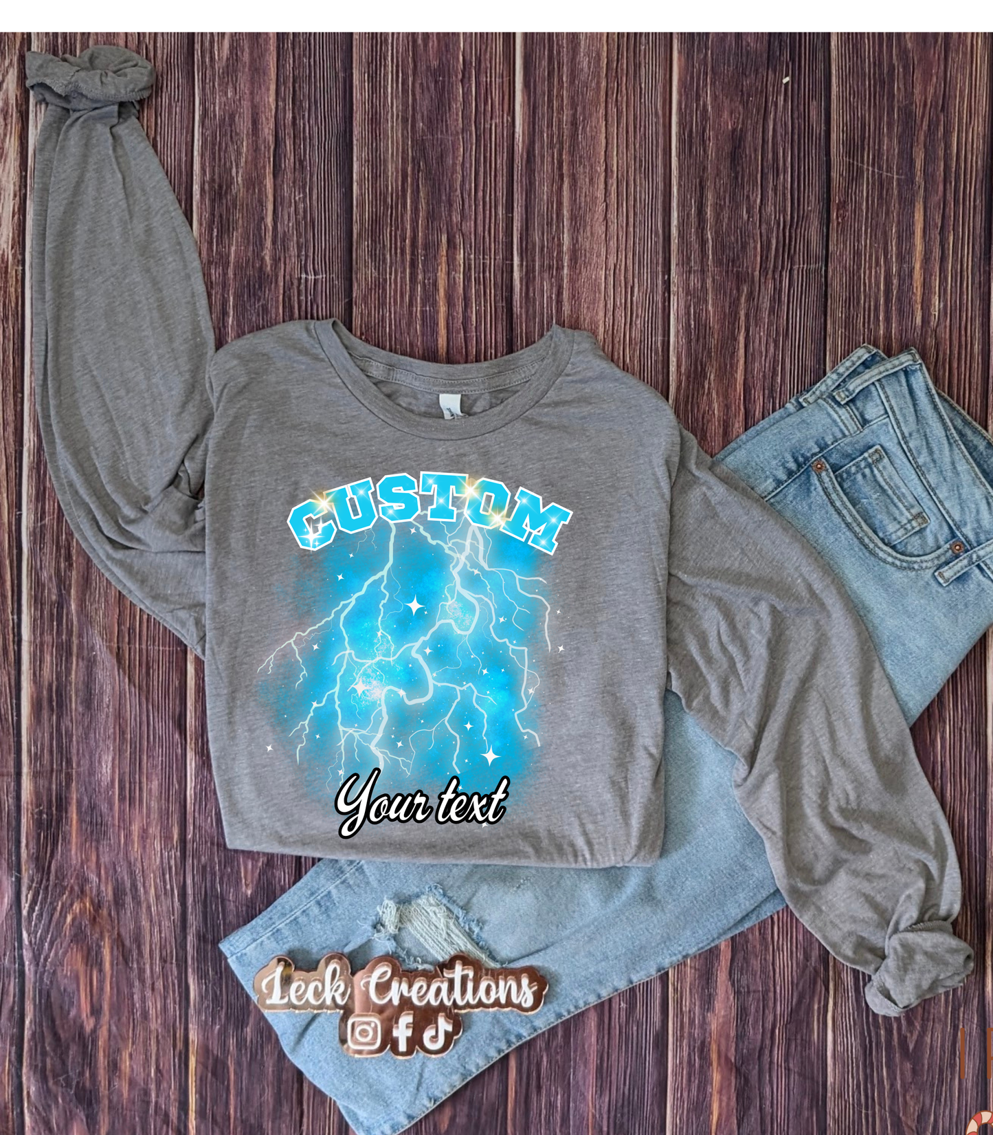 Custom Bootleg Photo Collage Bella Long Sleeve 3501