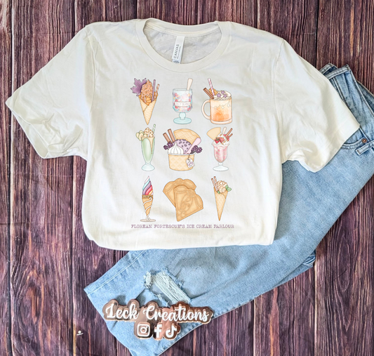 Florean Fortescues Ice Cream Bella Unisex T-Shirt