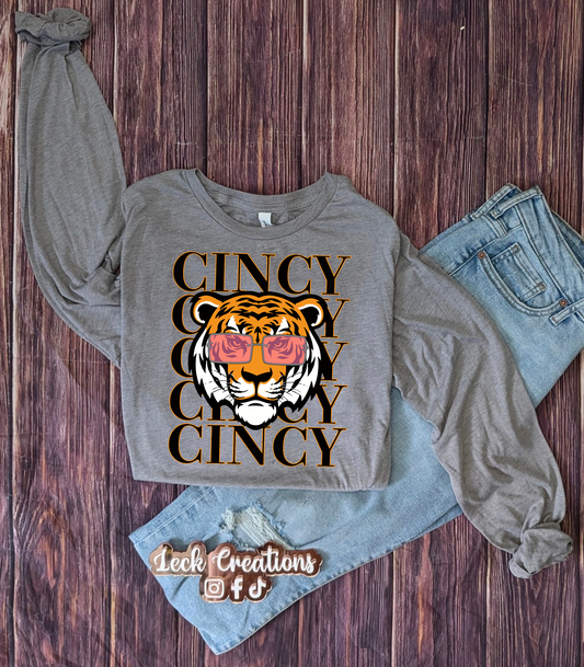 Cincy Cincy Football Bella Long Sleeve 3501