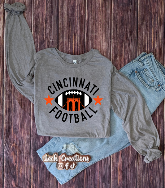 Cincy Football Bella Long Sleeve 3501