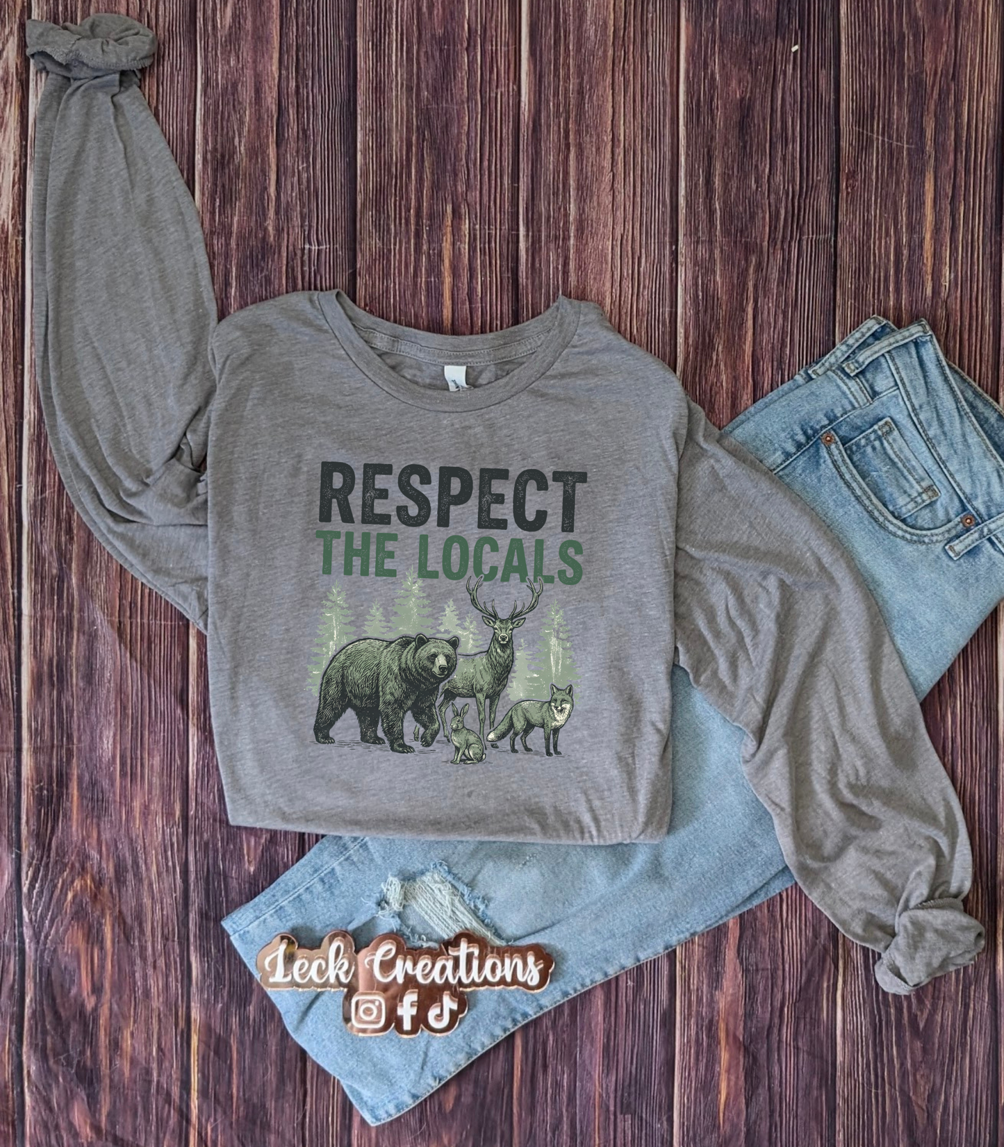 Respect the Locals Forest Bella Long Sleeve 3501