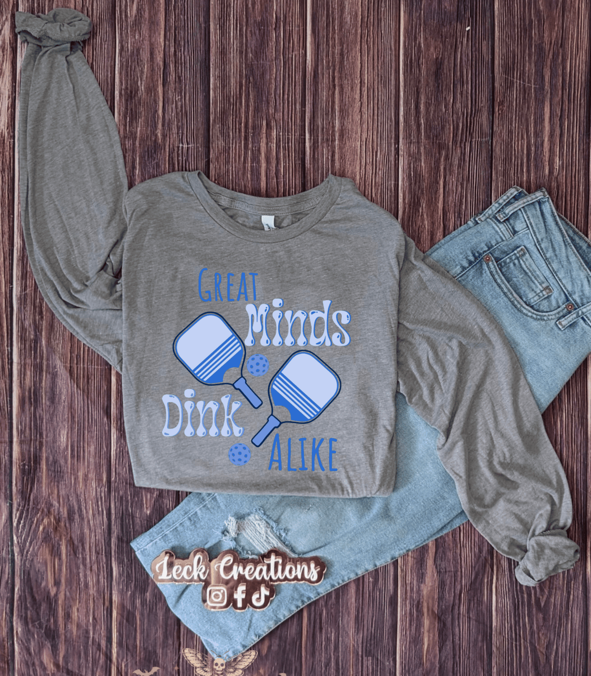 Dink Minds Pickle Ball Bella Long Sleeve 3501