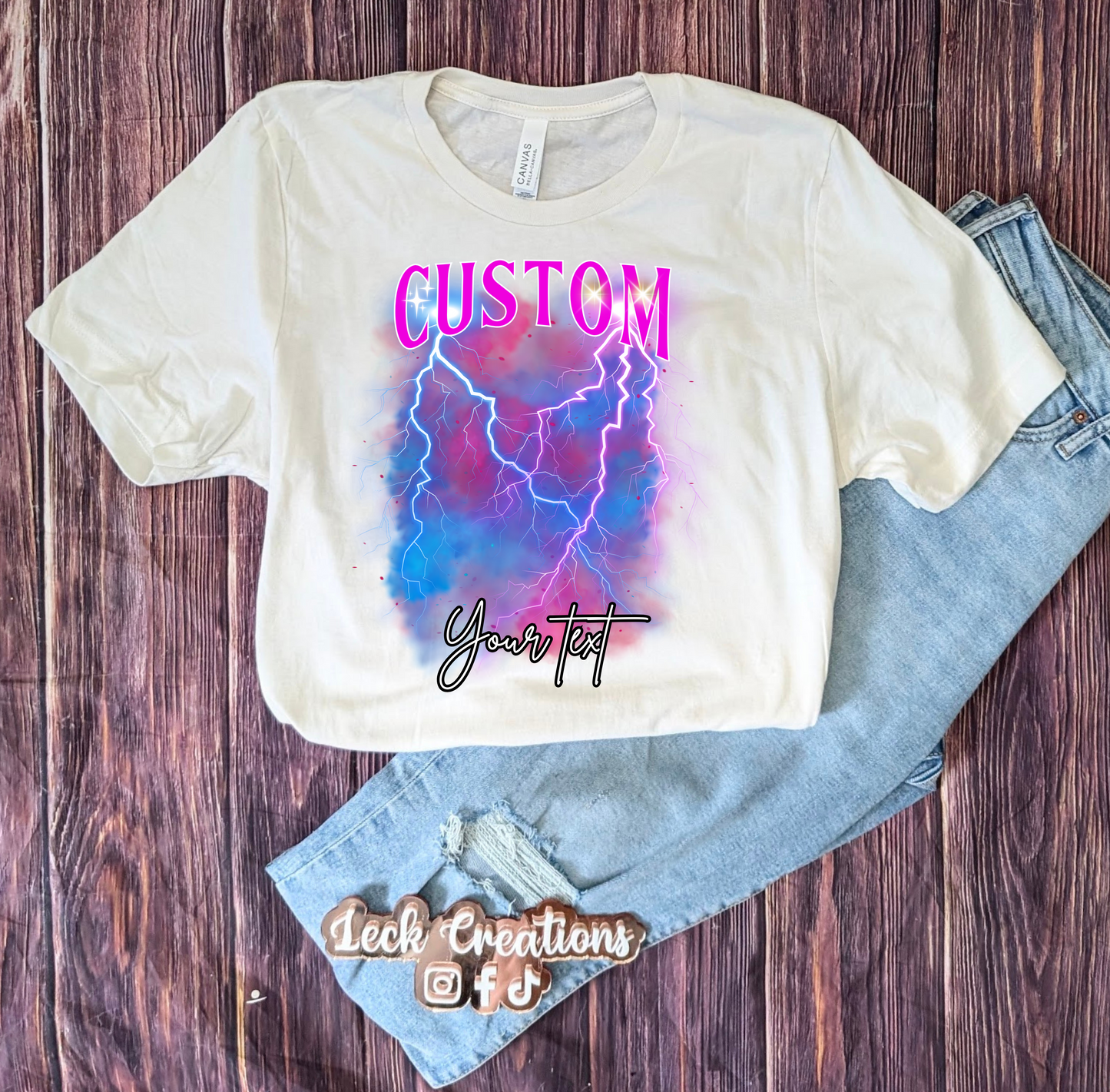 Custom Bootleg Photo Collage Bella Unisex T-Shirt