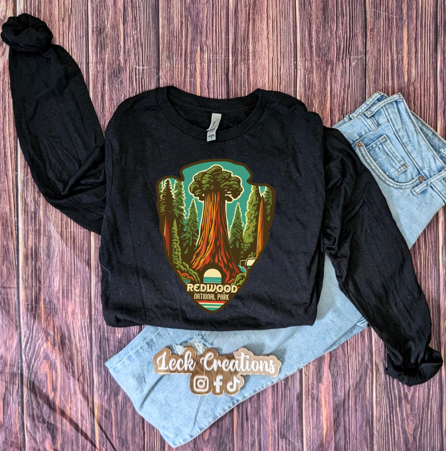 Custom National Park Bella Long Sleeve 3501