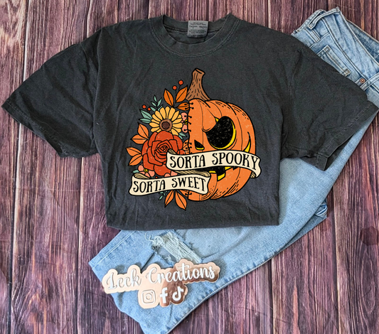 Sorta Sweet Spooky Comfort Colors Unisex T Shirt