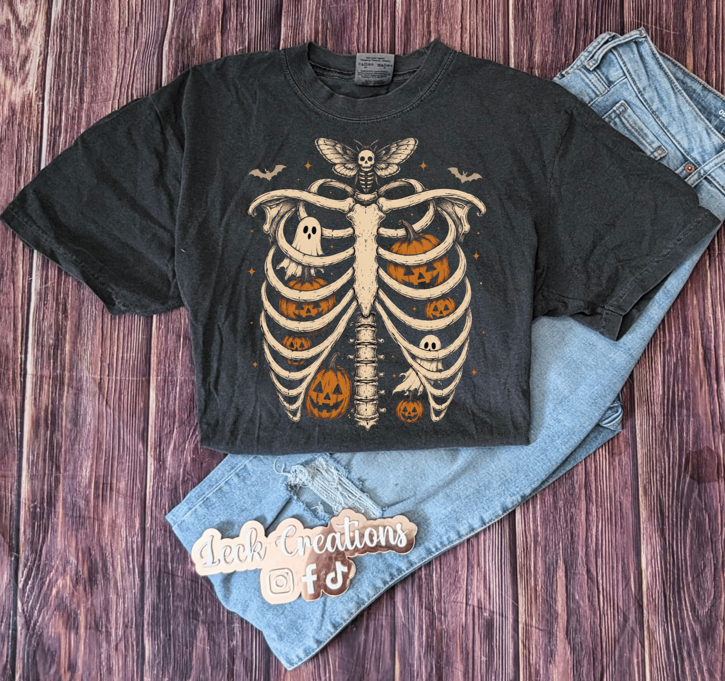 Skeleton Halloween Comfort Colors Unisex T Shirt