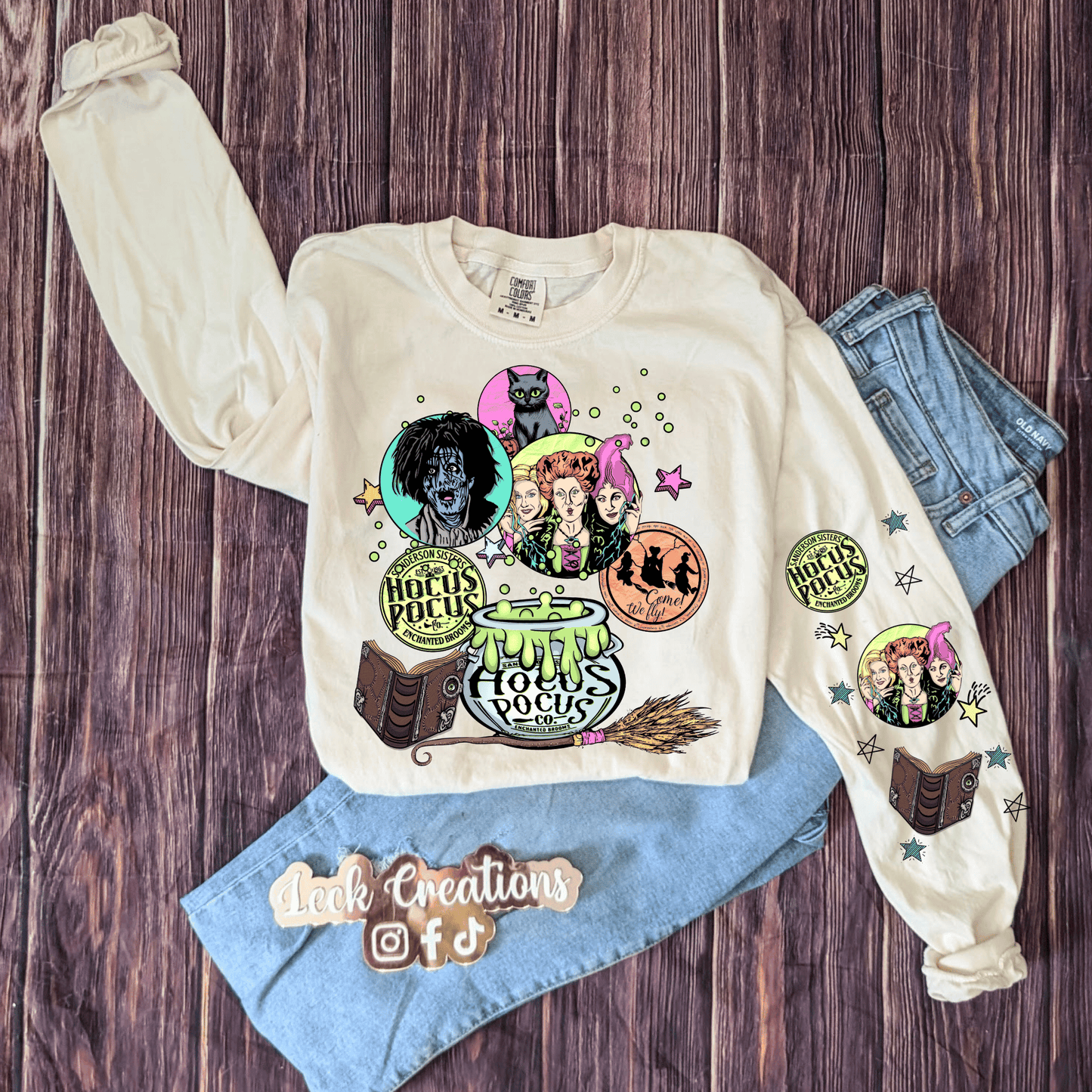 Hocus Sisters Comfort Colors Unisex Long Sleeve (no pocket)