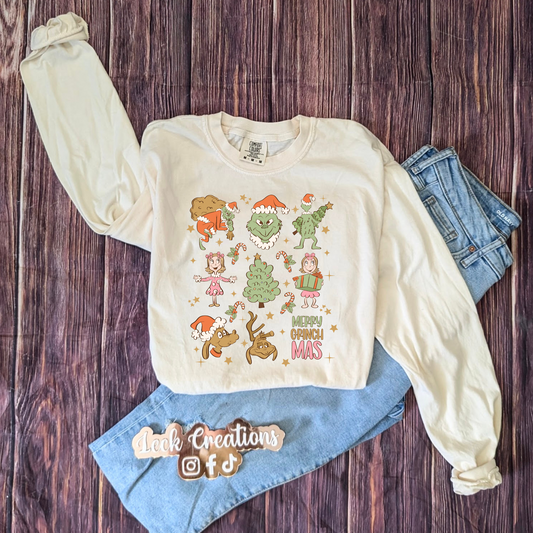 Mean One Comfort Colors Unisex Long Sleeve (no pocket)