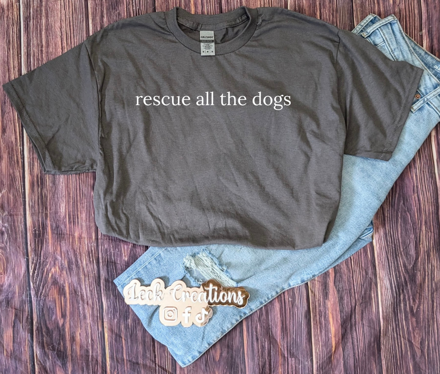 Rescue All the Dogs Unisex Gildan G500 Cotton T-Shirt
