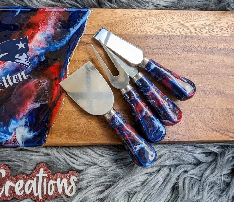 Custom Marble Long Charcuterie Board (4 options)