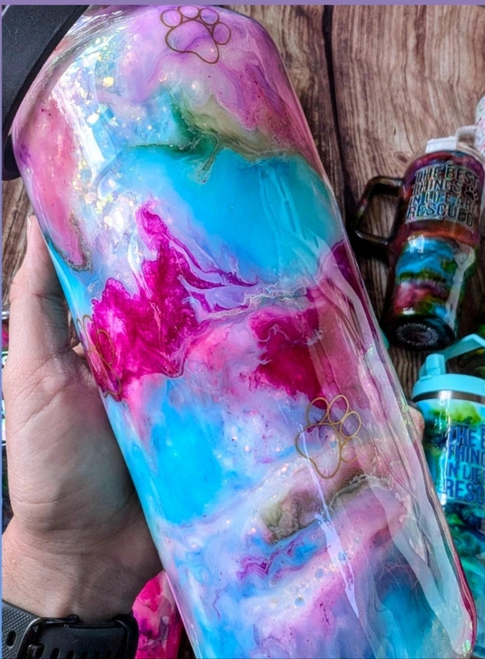 The Best Things in Life are Rescued Tumbler