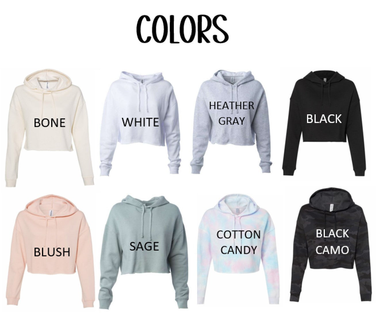 Custom Design Cropped Hoodie Independ Trading Co