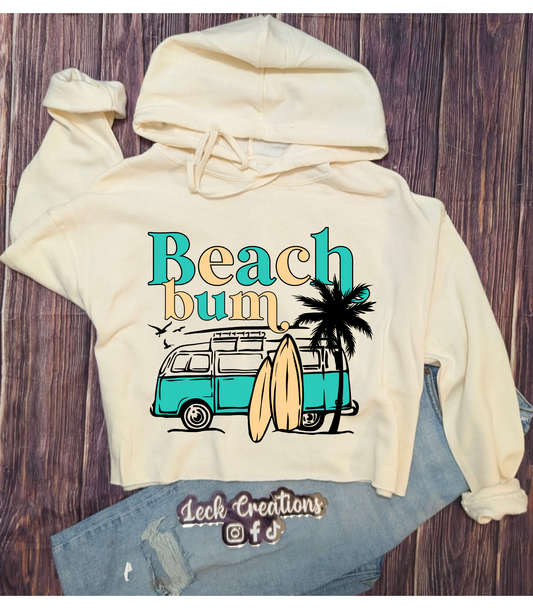 Beach Bum Cropped Hoodie Independ Trading Co