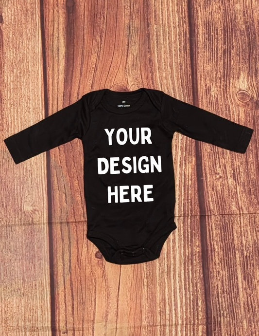 Custom Long Sleeve Onesie