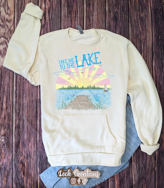 Lake Life Next Level Crewneck WITH Pocket