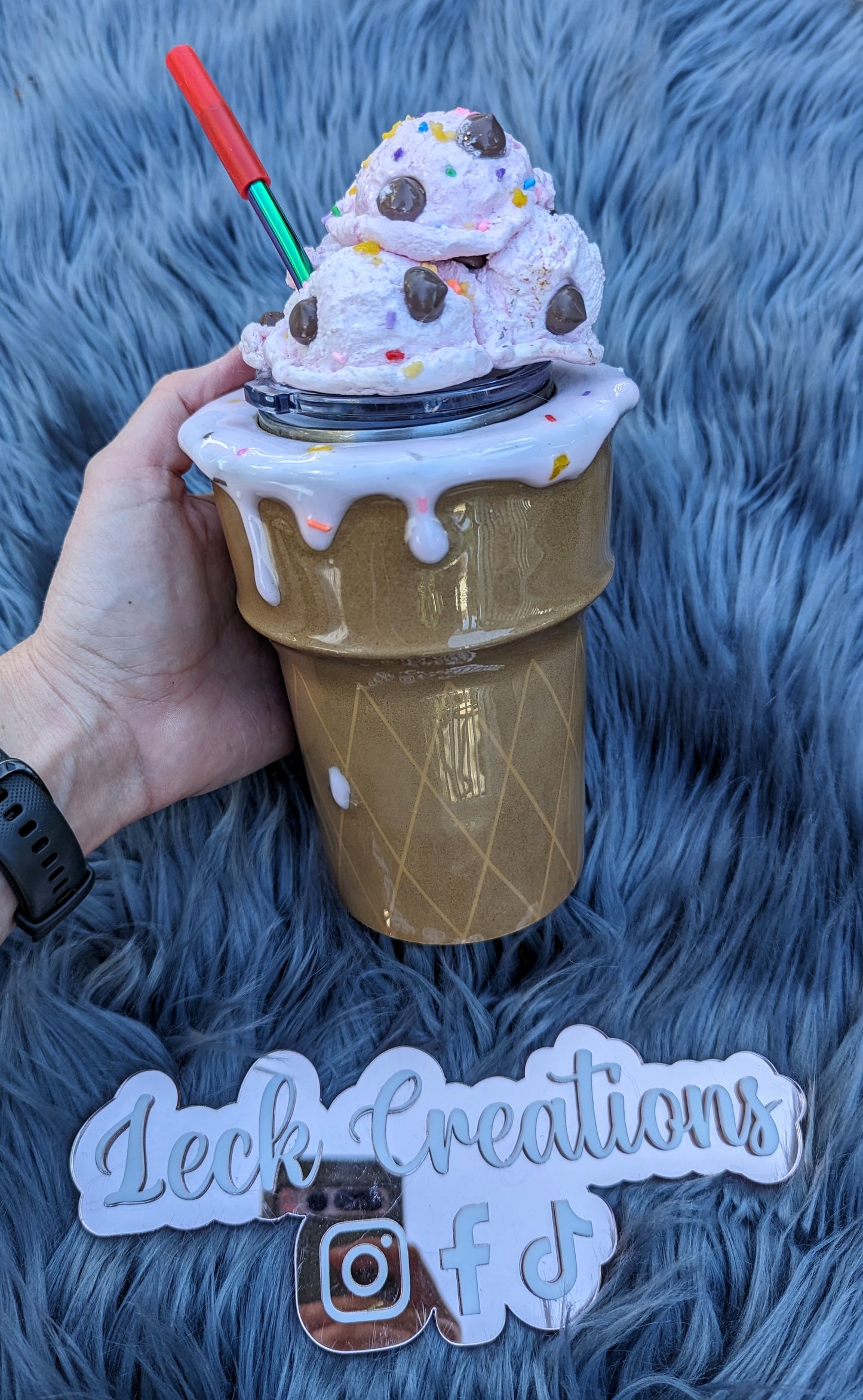 Custom 3D Ice Cream Tumbler