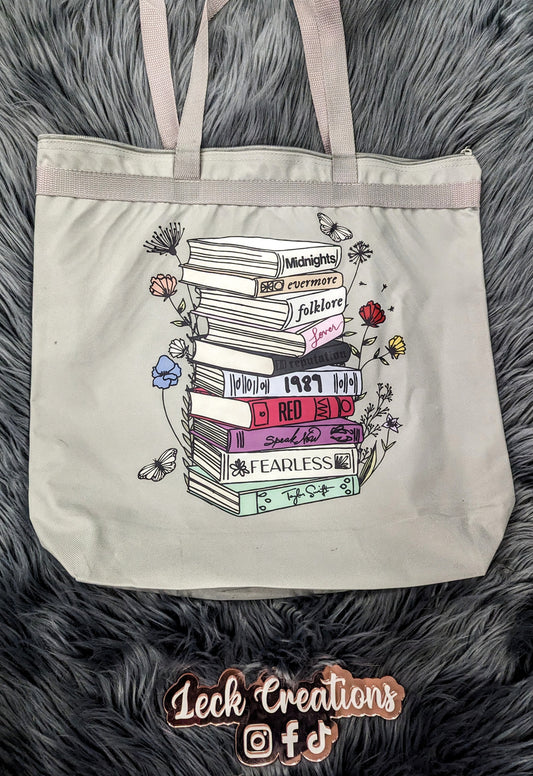 Book Albums (multiple options) Zipper Tote Bag