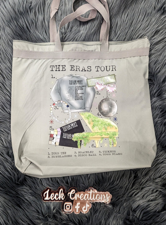Eras Tour (multiple options) Zipper Tote Bag