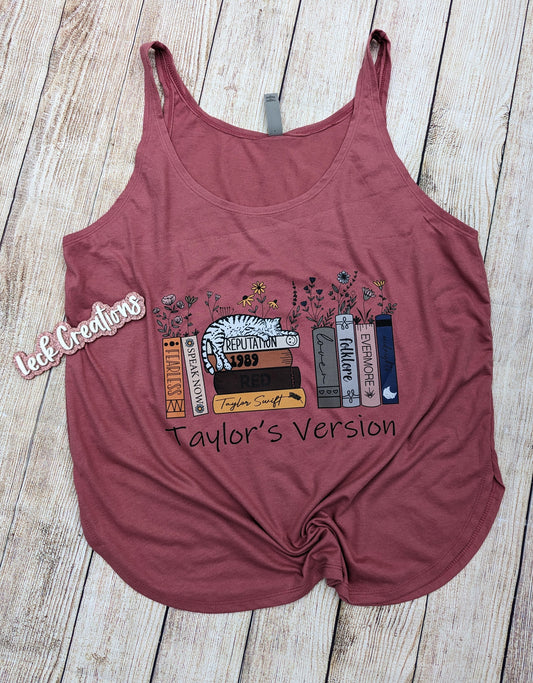 Book Albums Woman's Tank Top (Multiple Styles)