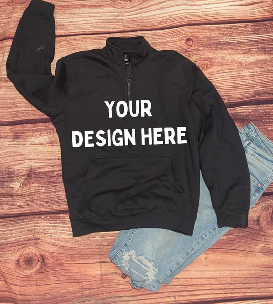 District Quarter Zip with Pocket DT6106