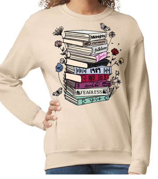 T Swift Albums (multiple options) Gildan Crewneck