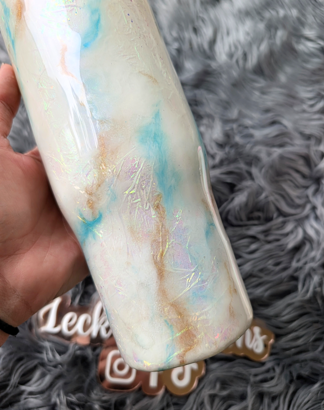 Custom Opal Tumbler