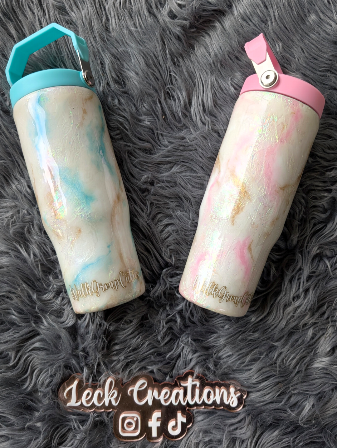 Custom Opal Tumbler