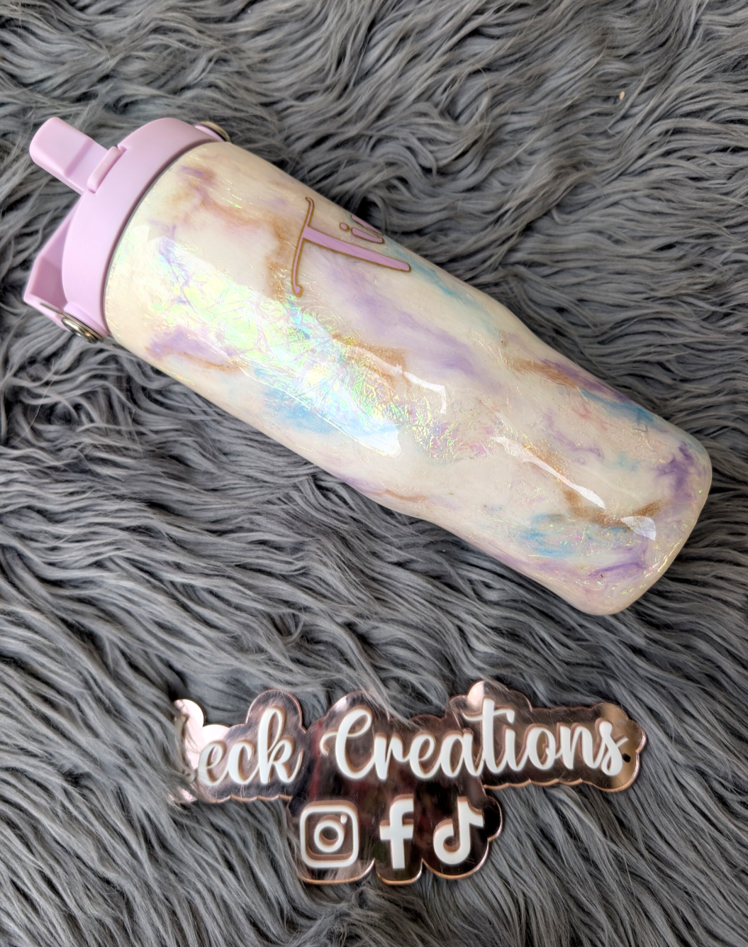 Custom Opal Tumbler