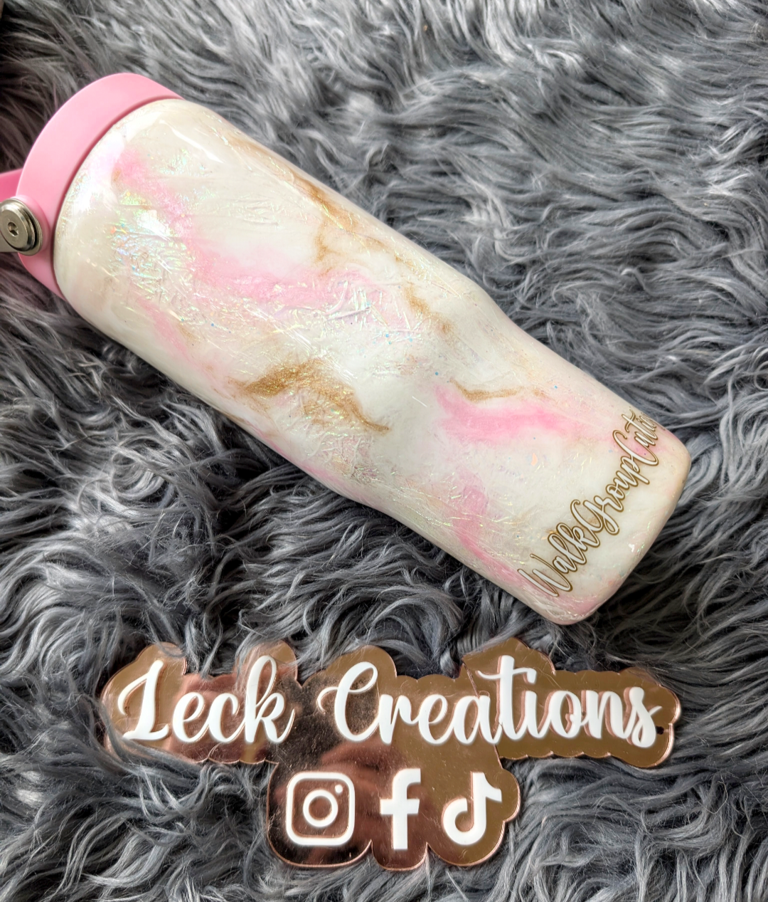Custom Opal Tumbler