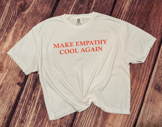 Make Empathy Great Again Comfort Colors Unisex Boxy Cropped T Shirt