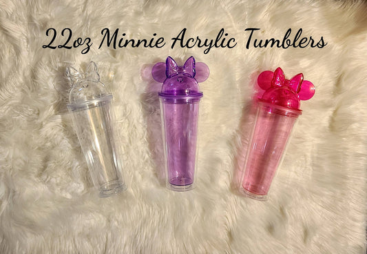 Custom 22oz Acrylic Flow Tumbler